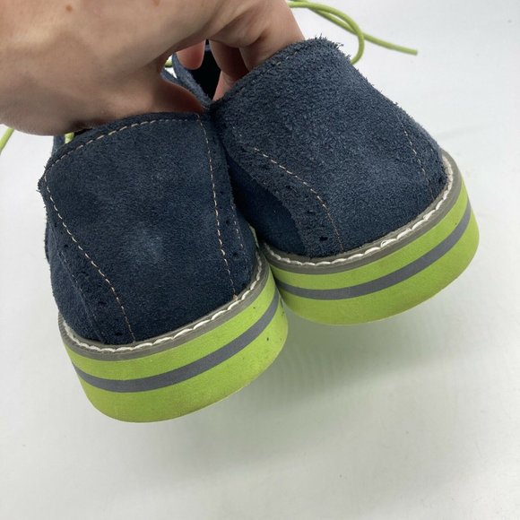 Florsheim Mens Suede Leather Oxford Shoes Blue Size 12M - Picture 5 of 10